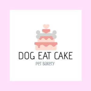 Dog eat cake